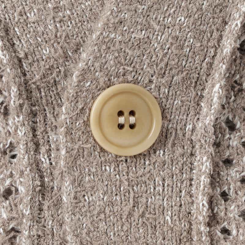 PIPPIOLINO PIPPIOLINO＜ピッピオリーノ＞ バーニーズ　ニューヨーク限定ニットカーディガン GREIGE