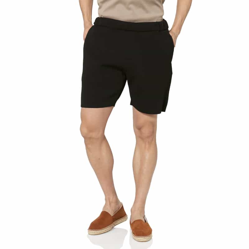 PIPPIOLINO PIPPIOLINO＜ピッピオリーノ＞ バーニーズ　ニューヨーク限定 ミラノリブショーツ BLACK