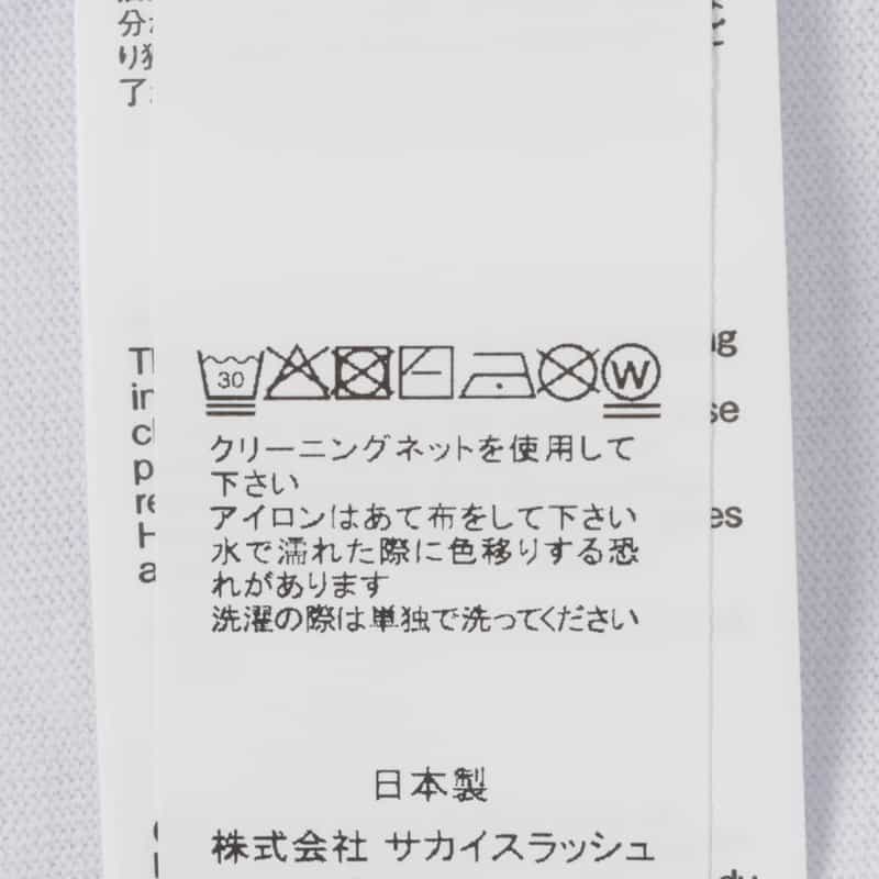 SACAI SACAI＜サカイ＞ グラフィックTシャツ（メンズ） WHITE