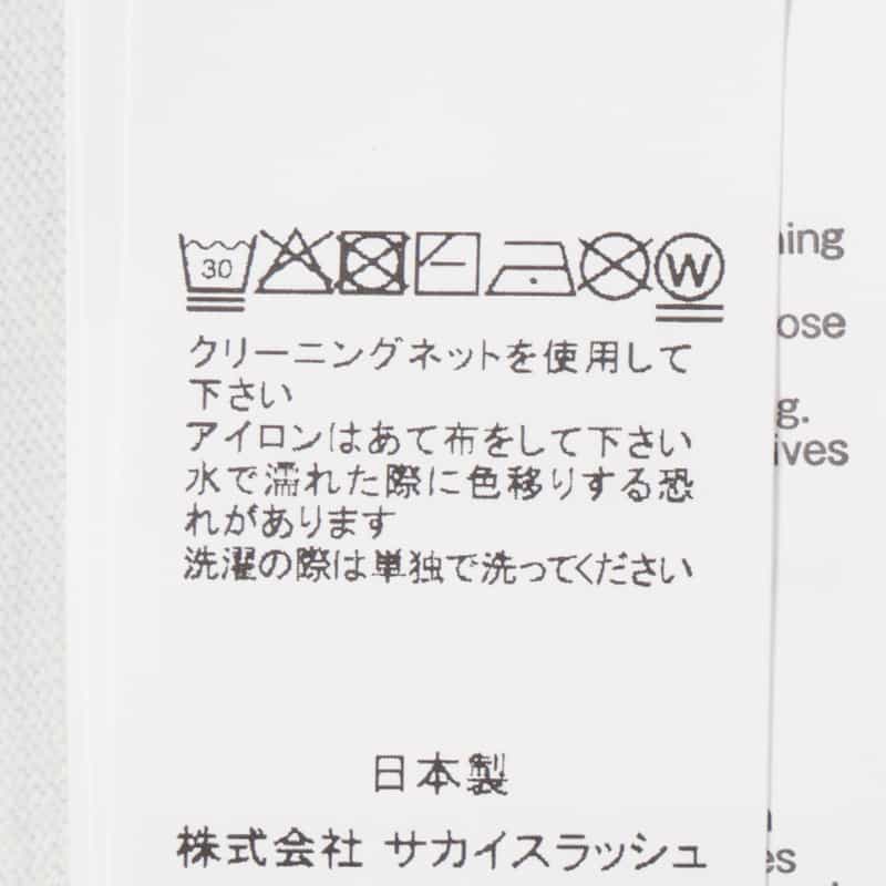 SACAI SACAI＜サカイ＞ グラフィックTシャツ（メンズ） WHITE