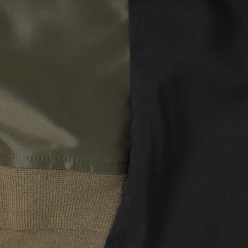 SACAI SACAI＜サカイ＞ コンビネーションシャツ NAVY