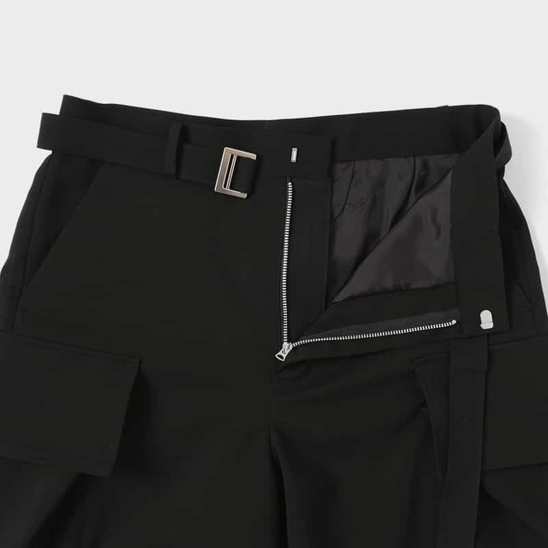 SACAI SACAI＜サカイ＞ スーチングショーツ BLACK