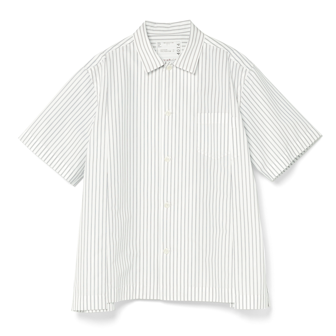 SACAI＜サカイ＞ コットンポプリン ストライプシャツ