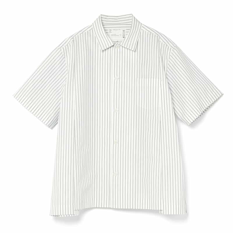 SACAI＜サカイ＞ コットンポプリン ストライプシャツ