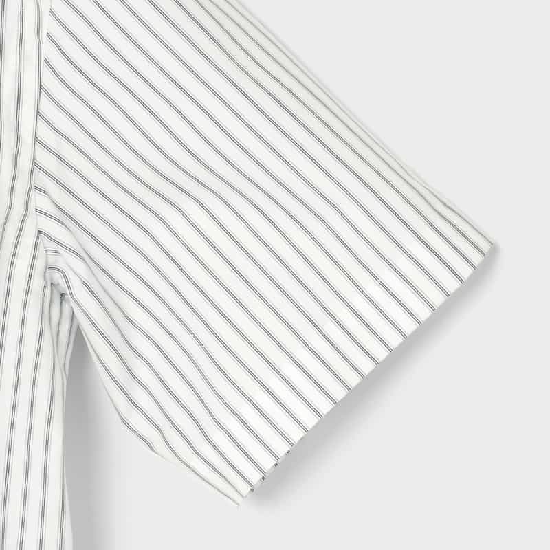 SACAI SACAI＜サカイ＞ コットンポプリン ストライプシャツ WHITE