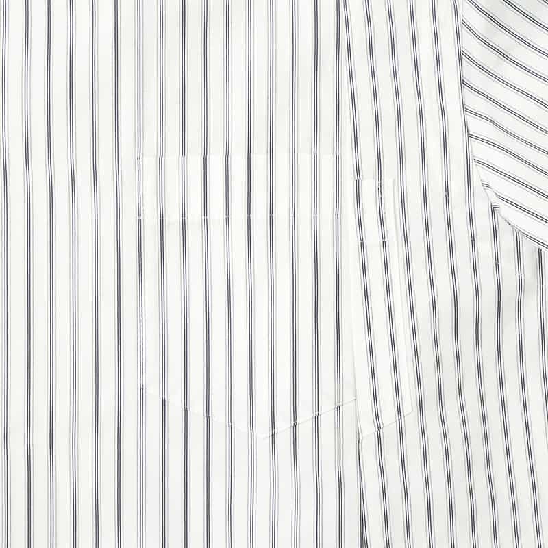 SACAI SACAI＜サカイ＞ コットンポプリン ストライプシャツ WHITE