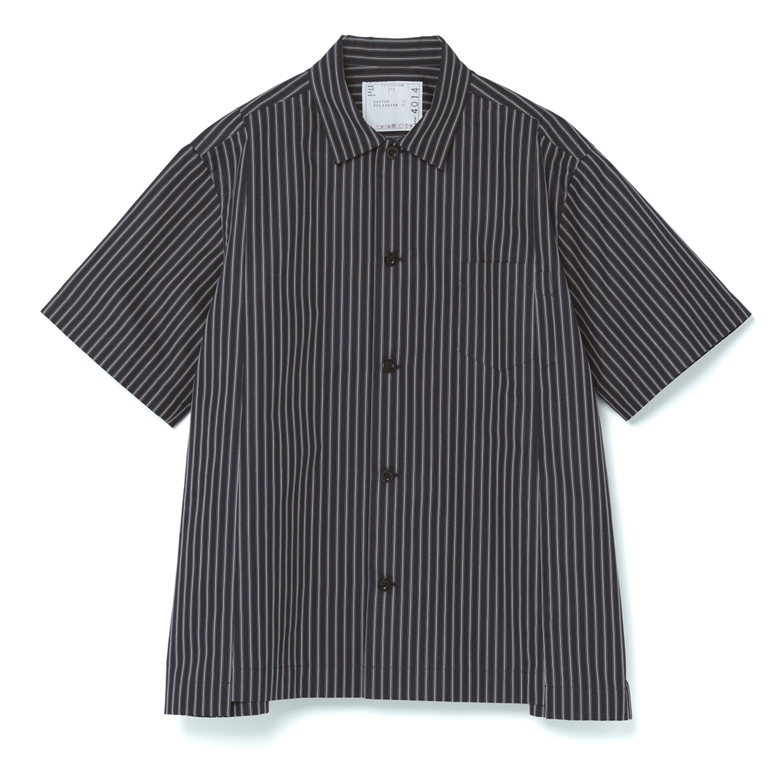 SACAI＜サカイ＞ コットンポプリン ストライプシャツ