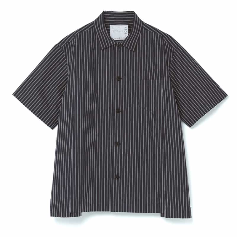 SACAI＜サカイ＞ コットンポプリン ストライプシャツ