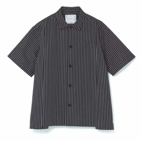 SACAI＜サカイ＞ コットンポプリン ストライプシャツ