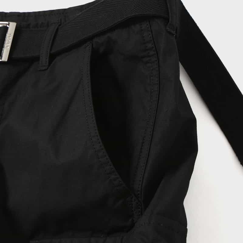 SACAI SACAI＜サカイ＞ コットンパンツ BLACK