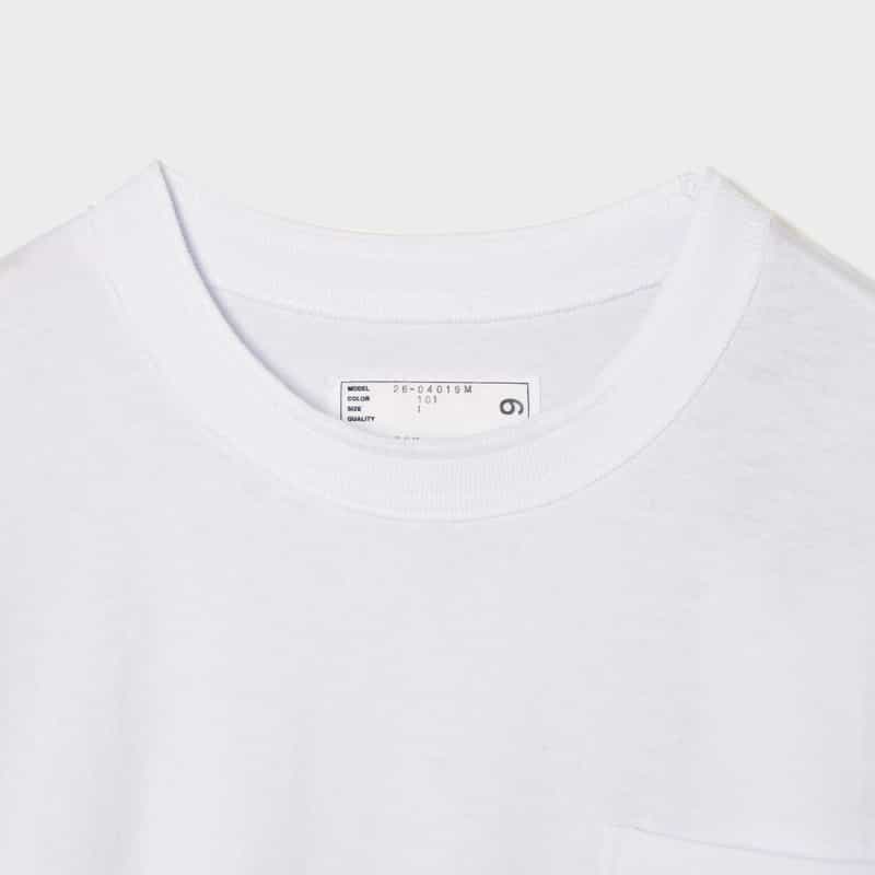 SACAI SACAI＜サカイ＞ コンビネーションカットソー WHITE