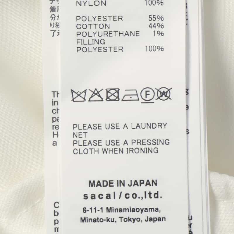 SACAI SACAI＜サカイ＞ コンビネーションカットソー WHITE