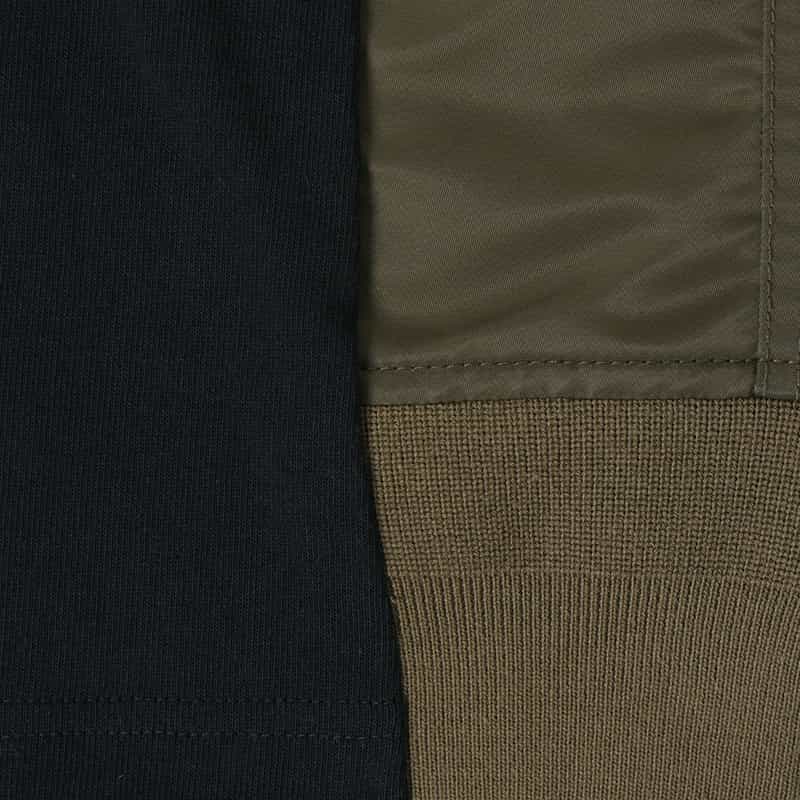 SACAI SACAI＜サカイ＞ コンビネーションカットソー KHAKI