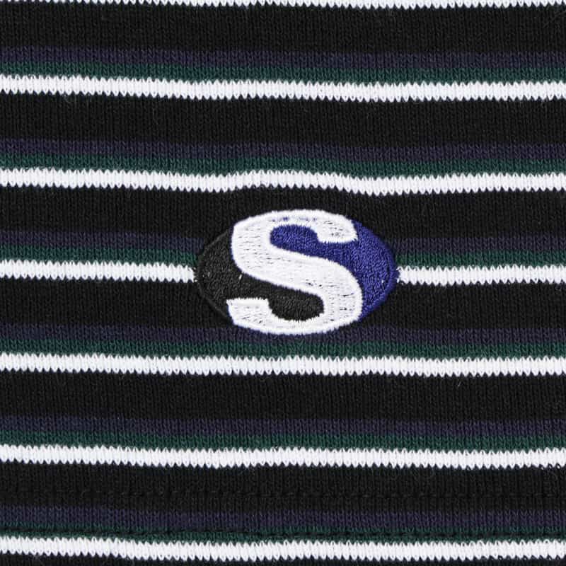 SACAI SACAI＜サカイ＞ ボーダー柄Tシャツ BLACK