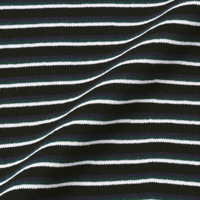 SACAI SACAI＜サカイ＞ ボーダー柄Tシャツ BLACK