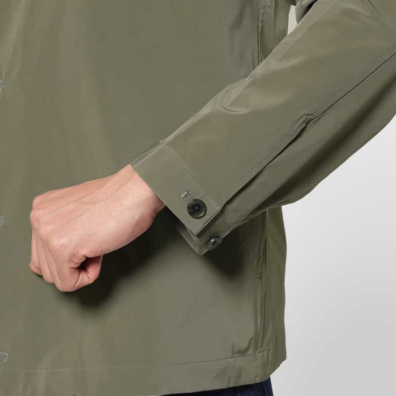 BARNEYS NEW YORK ウォッシャブル ノーカラーブルゾン BEIGE