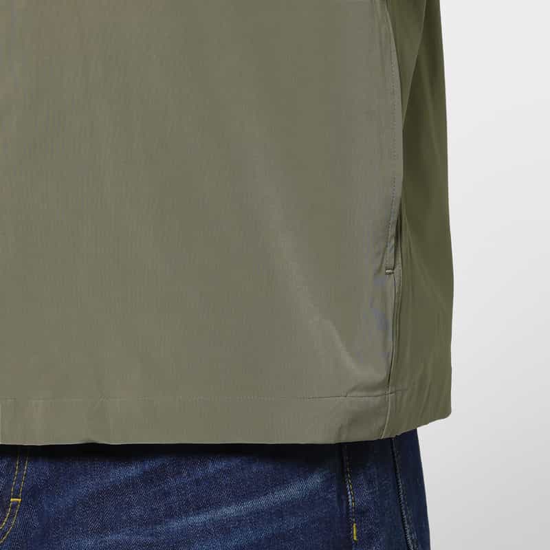 BARNEYS NEW YORK ウォッシャブル ノーカラーブルゾン BEIGE