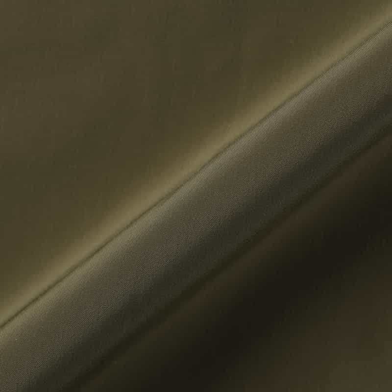 BARNEYS NEW YORK ウォッシャブル ノーカラーブルゾン KHAKI