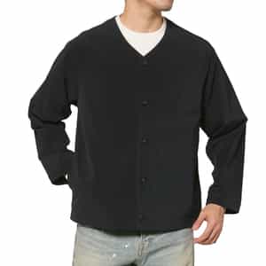 ウォッシャブル ノーカラーブルゾン