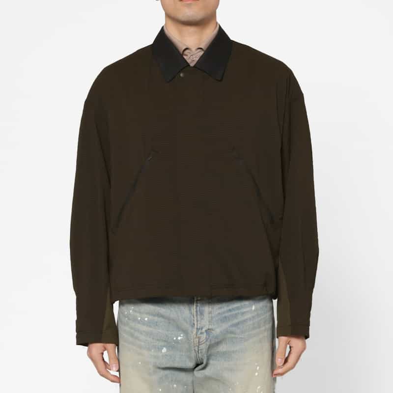 BARNEYS NEW YORK コンビネーションブルゾン BROWN