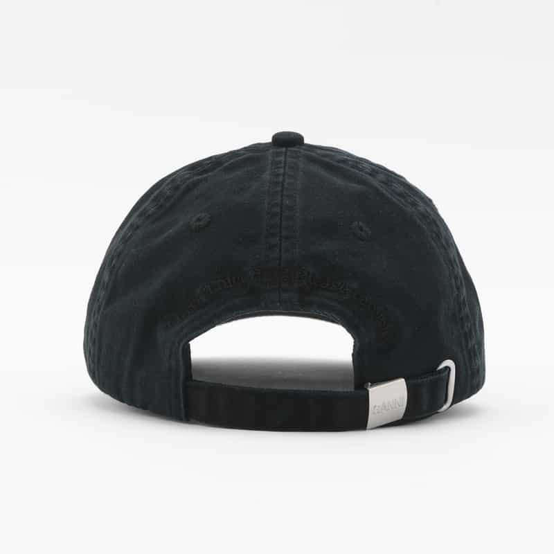 GANNI GANNI＜ガニー＞ ロゴキャップ BLACK