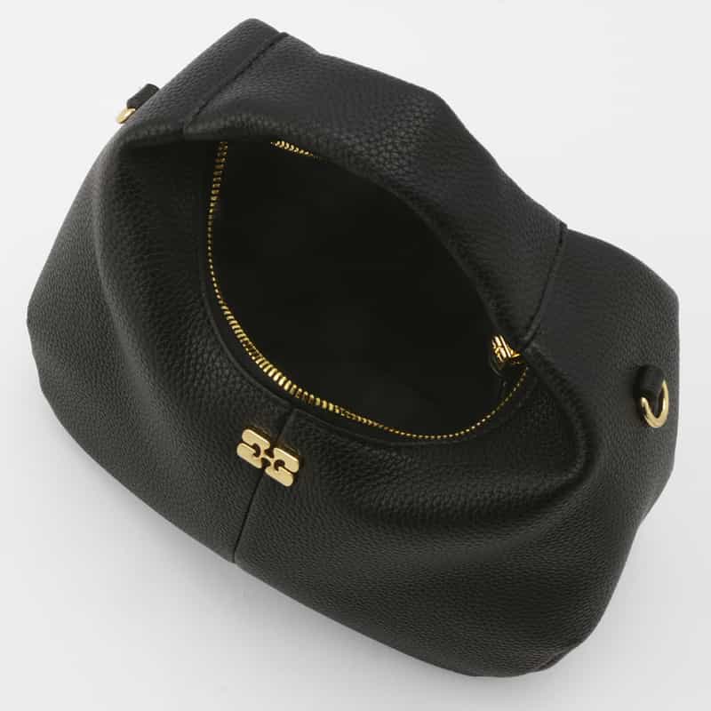 GANNI GANNI＜ガニー＞ 2WAYミニバッグ BLACK