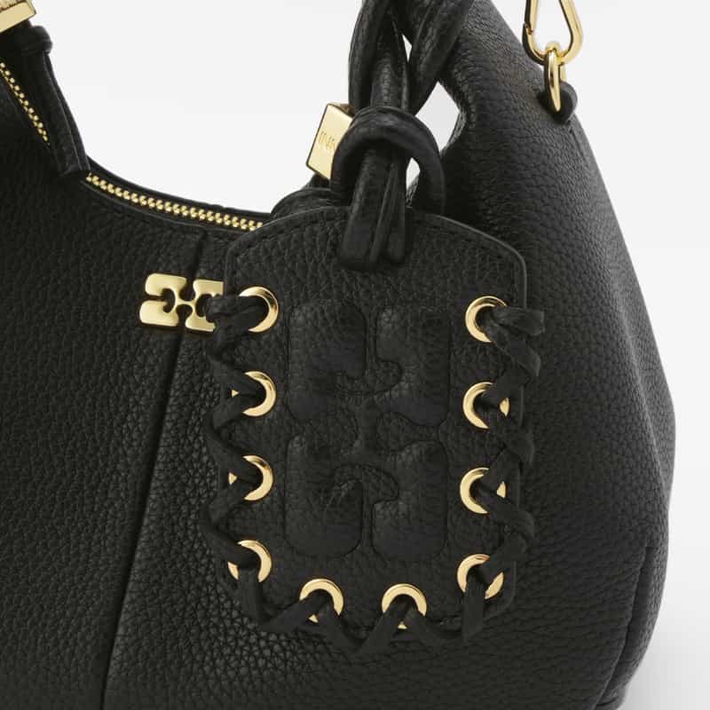 GANNI GANNI＜ガニー＞ 2WAYミニバッグ BLACK