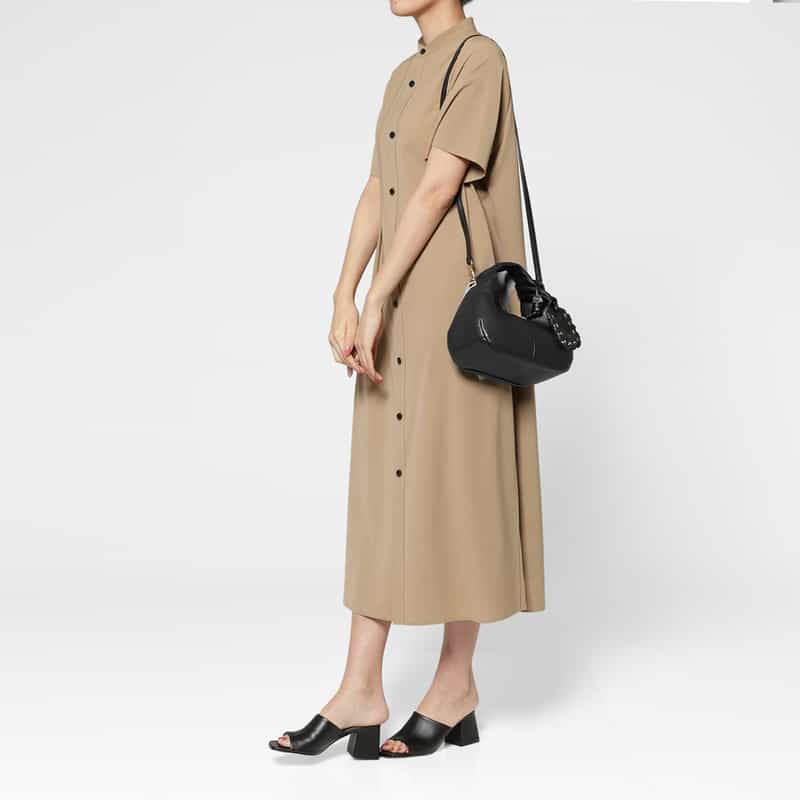 GANNI GANNI＜ガニー＞ 2WAYミニバッグ BLACK