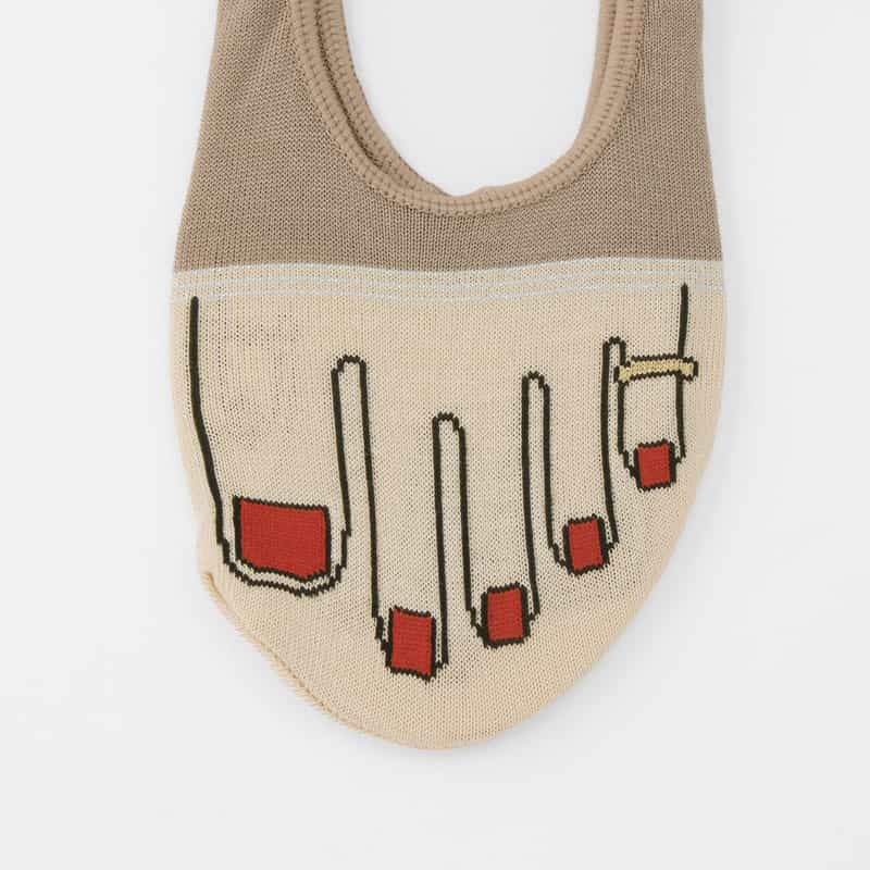 ONYVA ONYVA＜オニヴァ＞ カバーソックス GRAY BEIGE