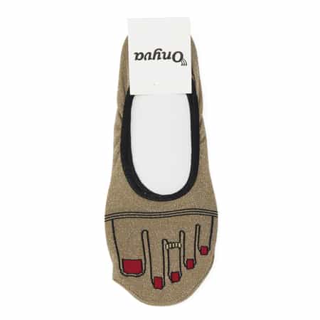 ONYVA＜オニヴァ＞ グリッター素材カバーソックス