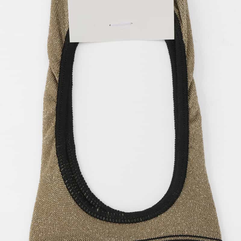 ONYVA ONYVA＜オニヴァ＞ グリッター素材カバーソックス GOLD