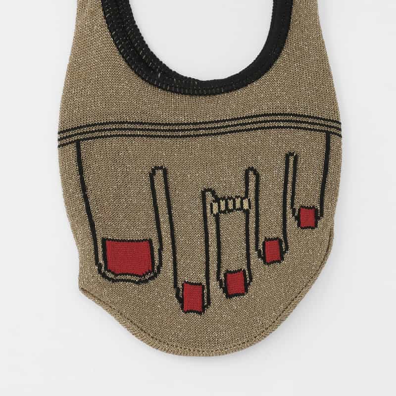 ONYVA ONYVA＜オニヴァ＞ グリッター素材カバーソックス GOLD