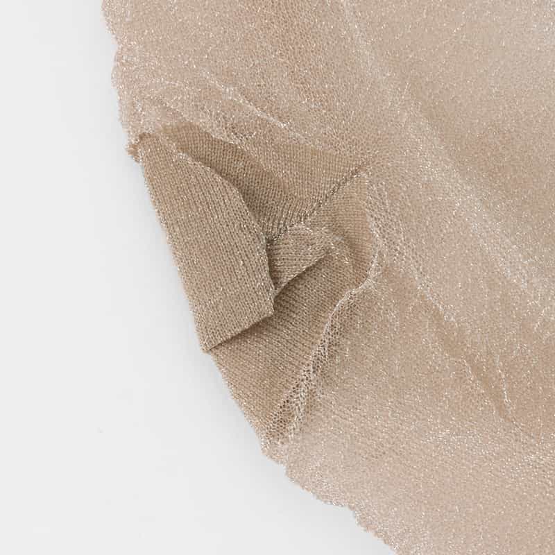 ONYVA ONYVA＜オニヴァ＞ グリッターシースルー素材ソックス BEIGE