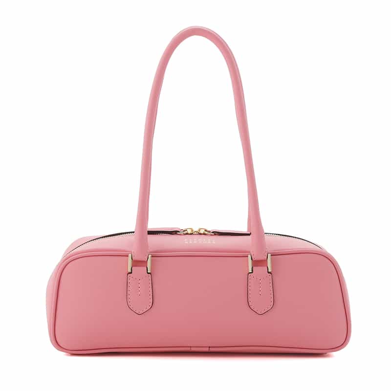 レザー ロングハンドルバッグ