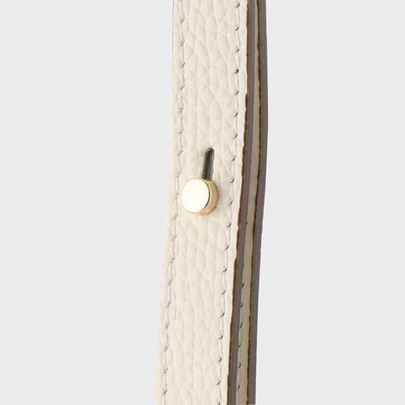 BARNEYS NEW YORK 2WAY キューブ型ハンドバッグ WHITE