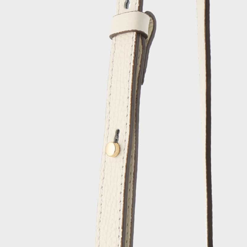 BARNEYS NEW YORK 2WAY レザーワンハンドルバッグ WHITE