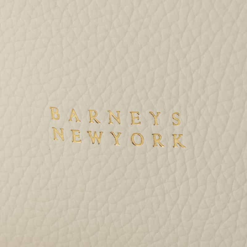 BARNEYS NEW YORK 2WAY レザーワンハンドルバッグ WHITE