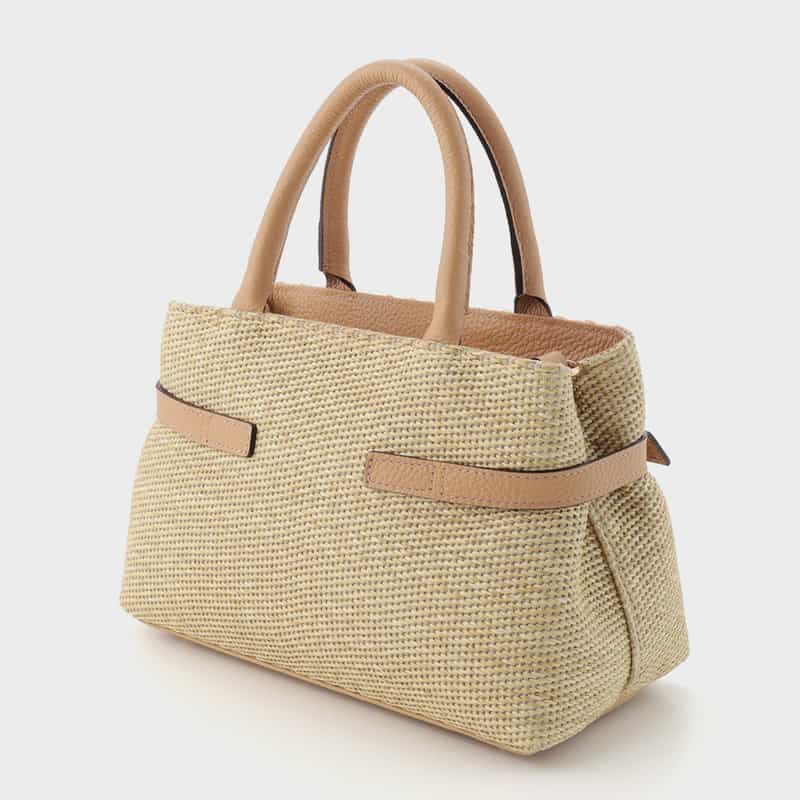 BARNEYS NEW YORK コンビネーション ハンドバッグ LT BEIGE