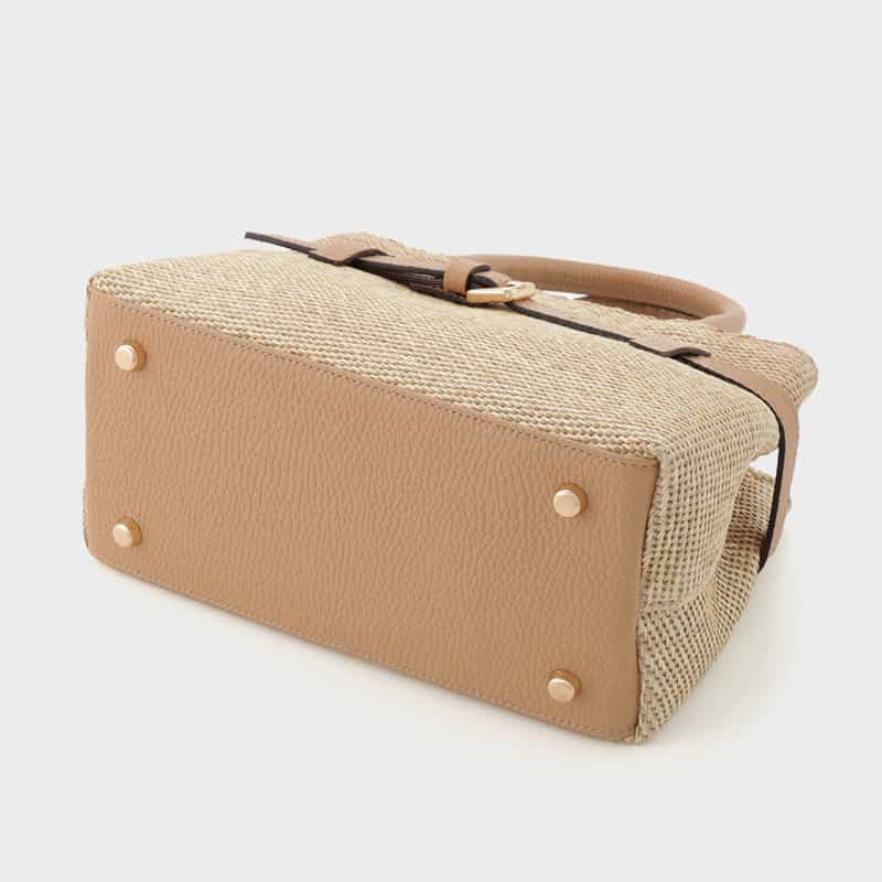 BARNEYS NEW YORK コンビネーション ハンドバッグ LT BEIGE