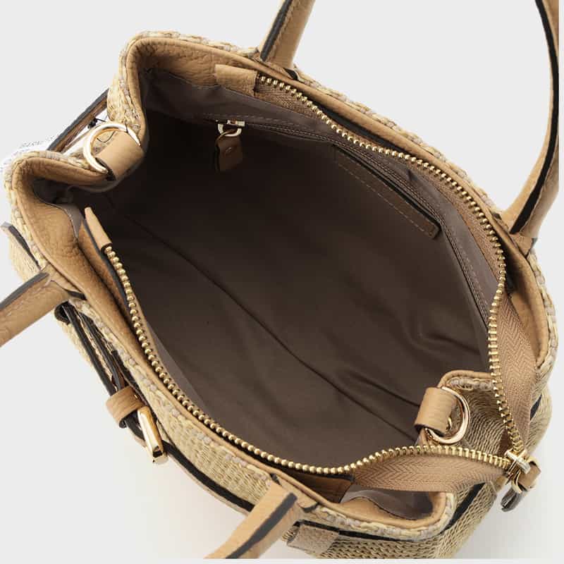 BARNEYS NEW YORK コンビネーション ハンドバッグ LT BEIGE