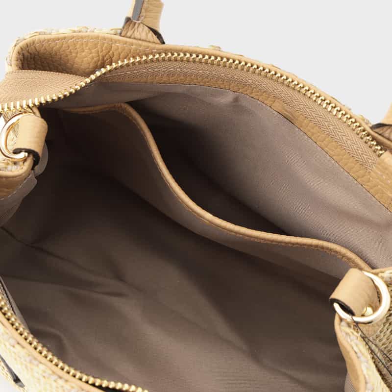 BARNEYS NEW YORK コンビネーション ハンドバッグ LT BEIGE
