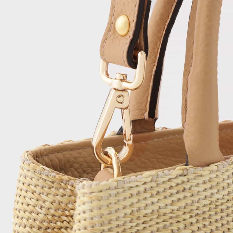 BARNEYS NEW YORK コンビネーション ハンドバッグ LT BEIGE