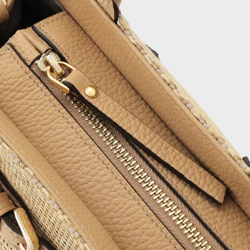 BARNEYS NEW YORK コンビネーション ハンドバッグ LT BEIGE