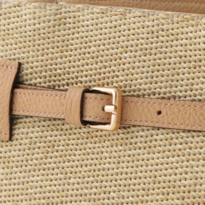 BARNEYS NEW YORK コンビネーション ハンドバッグ LT BEIGE