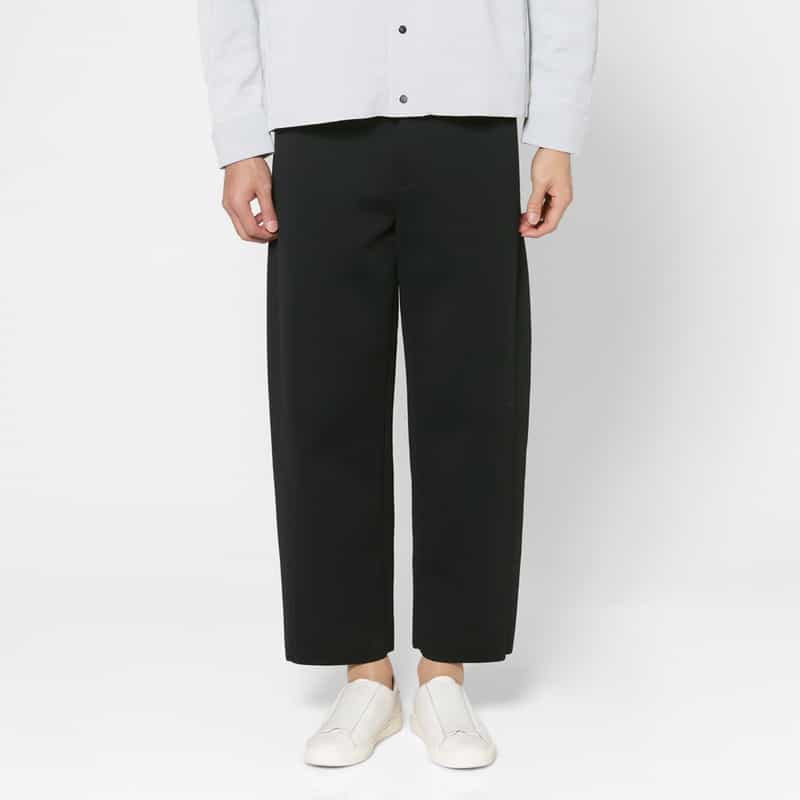 CFCL CFCL＜シーエフシーエル＞ ミラノリブカーブパンツ BLACK