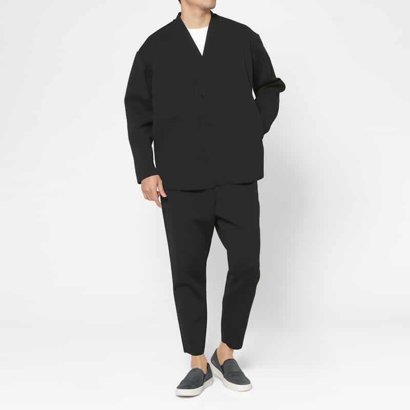 CFCL CFCL＜シーエフシーエル＞ ミラノリブテーパードパンツ BLACK