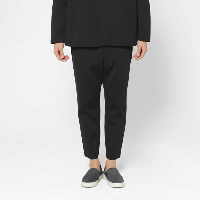 CFCL CFCL＜シーエフシーエル＞ ミラノリブテーパードパンツ BLACK