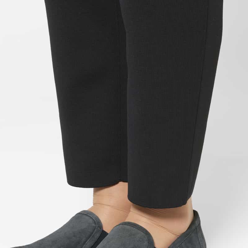 CFCL CFCL＜シーエフシーエル＞ ミラノリブテーパードパンツ BLACK