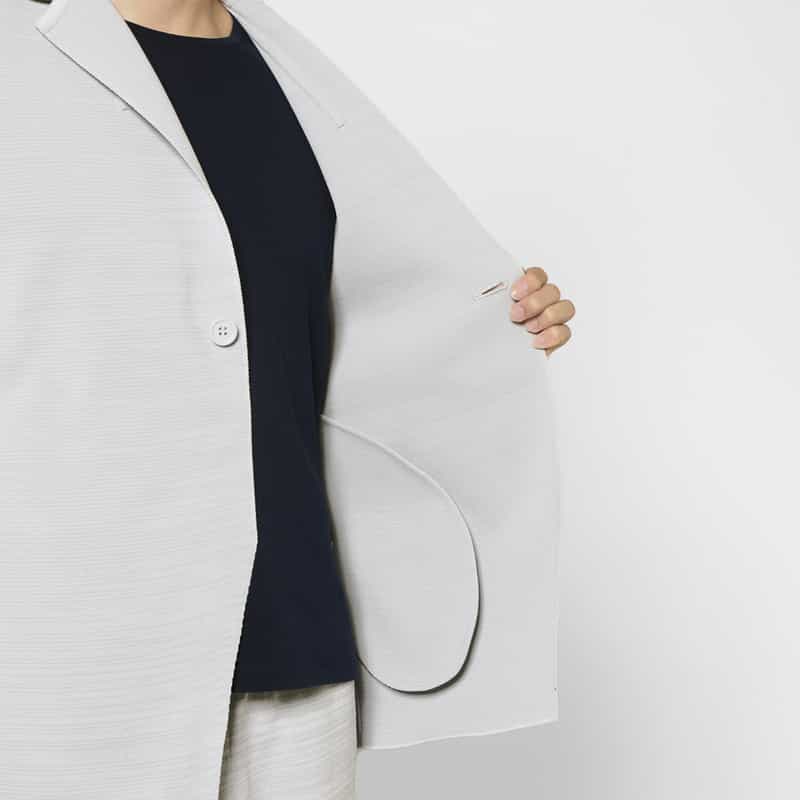 CFCL CFCL＜シーエフシーエル＞ バーニーズ　ニューヨーク限定 ミラノリブテーラードジャケット LIGHT GRAY