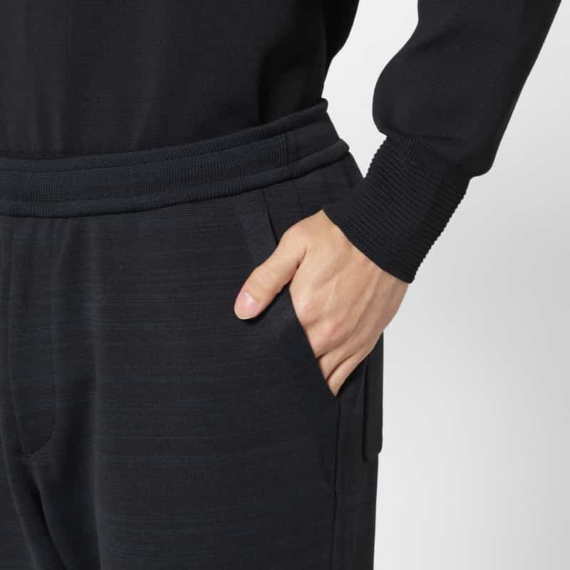 CFCL CFCL＜シーエフシーエル＞ ミラノリブテーパードパンツ DARK NAVY